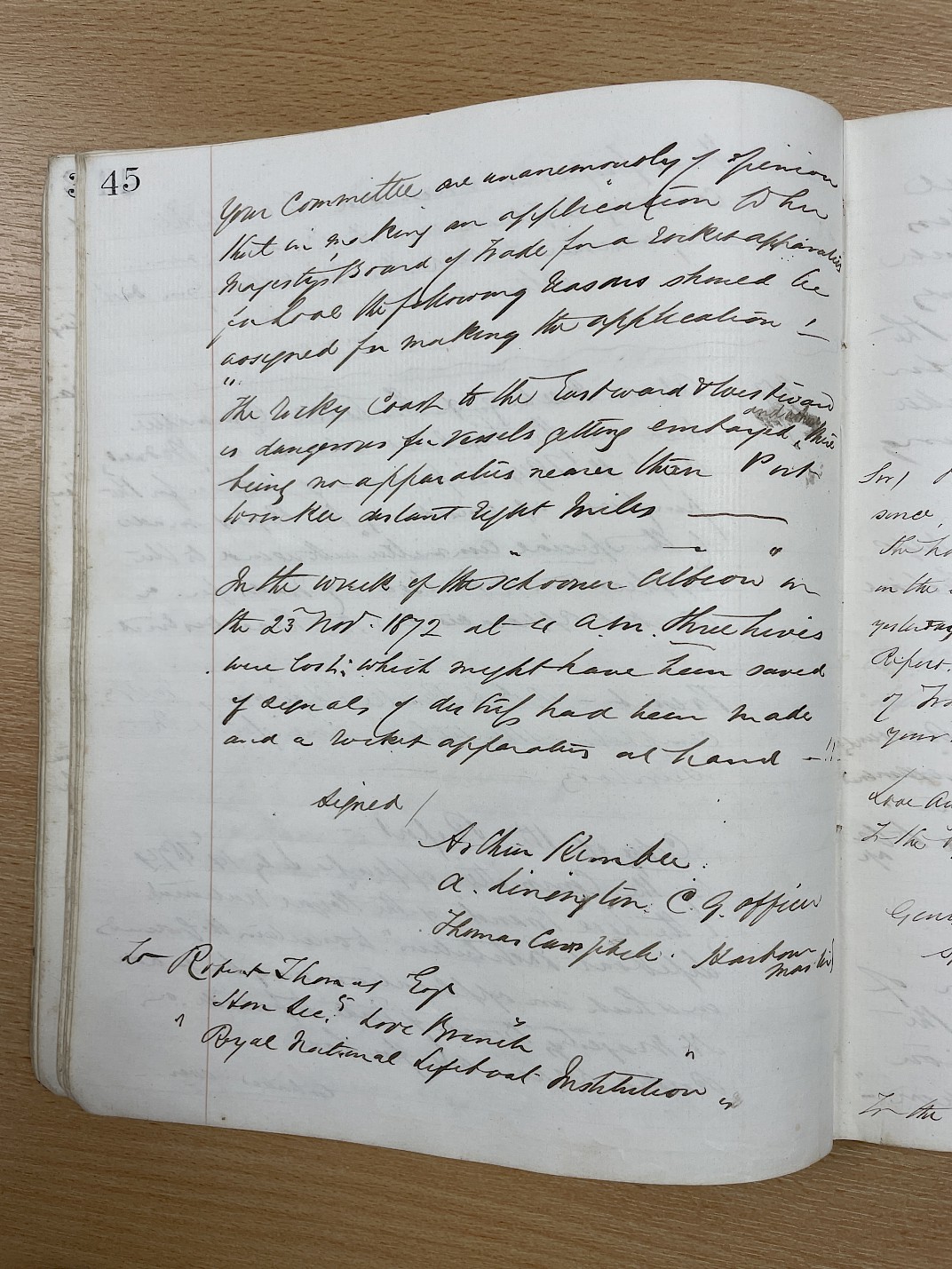 Minutes of the meeting