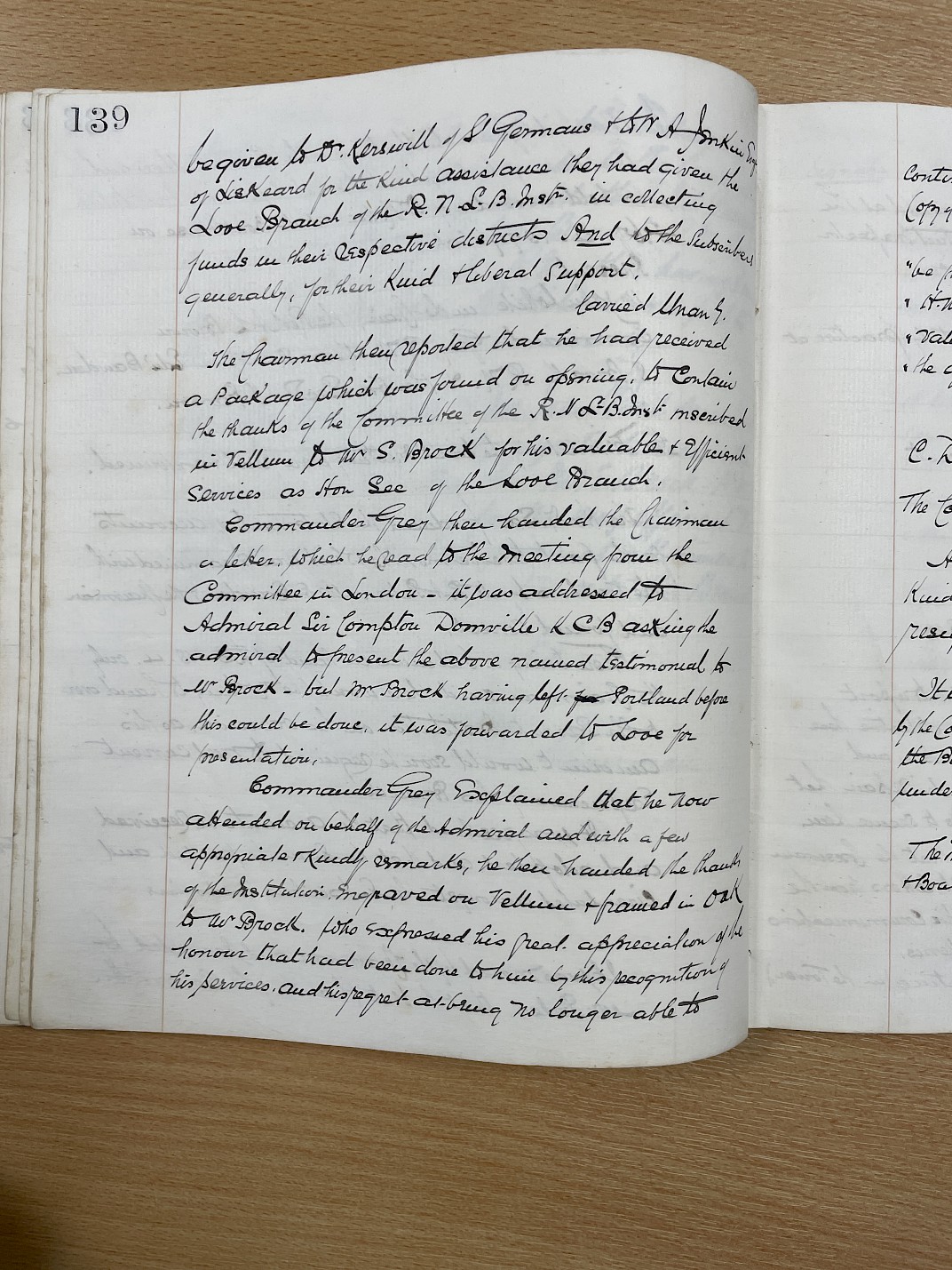 Minutes of the meeting
