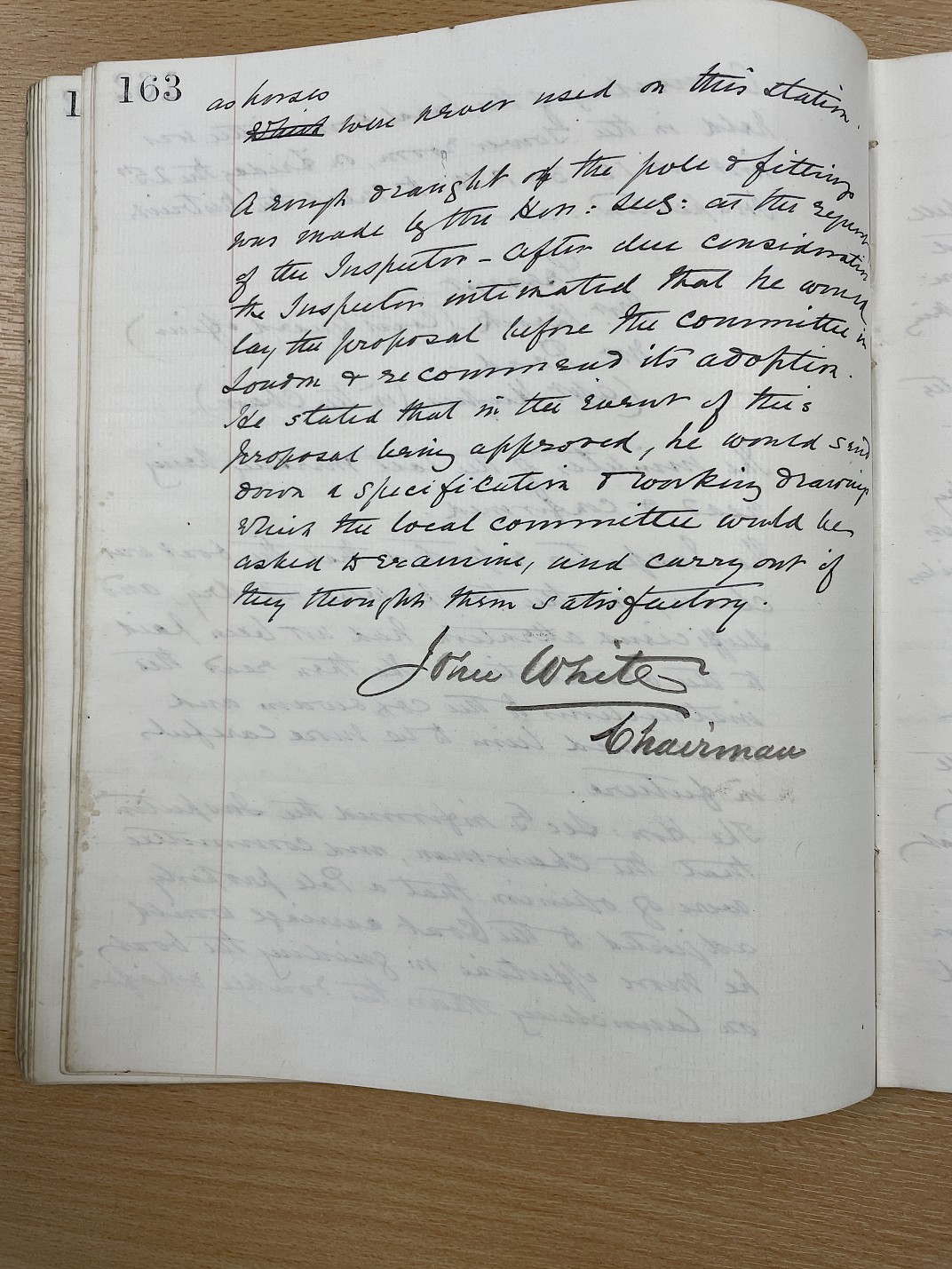 Minutes of the meeting