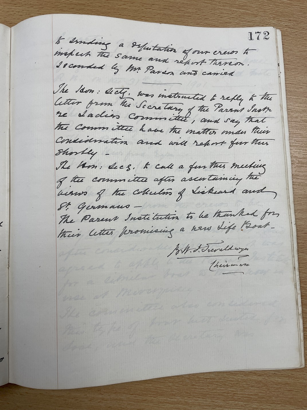 Minutes of the meeting